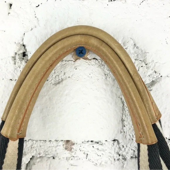 Pottery Barn Kids Black and Tan Striped Bag - Picture 5 of 12